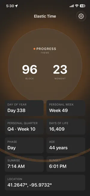 Elastic Time screenshot 1