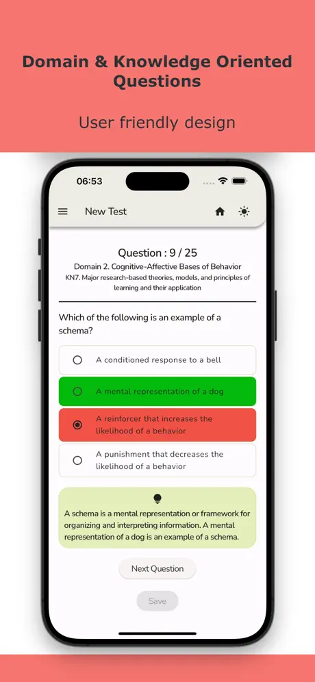 Psychology Practice Exam Test Screenshot 1