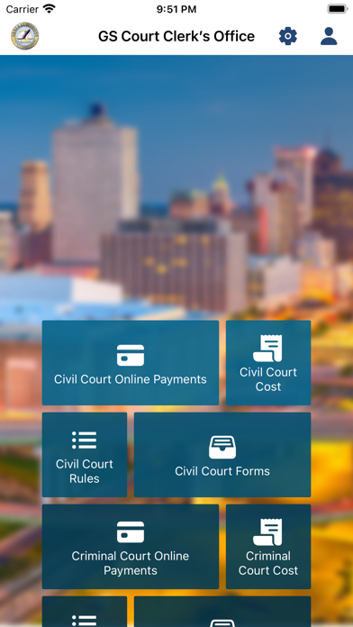 GS Court Clerk’s Office Screenshot