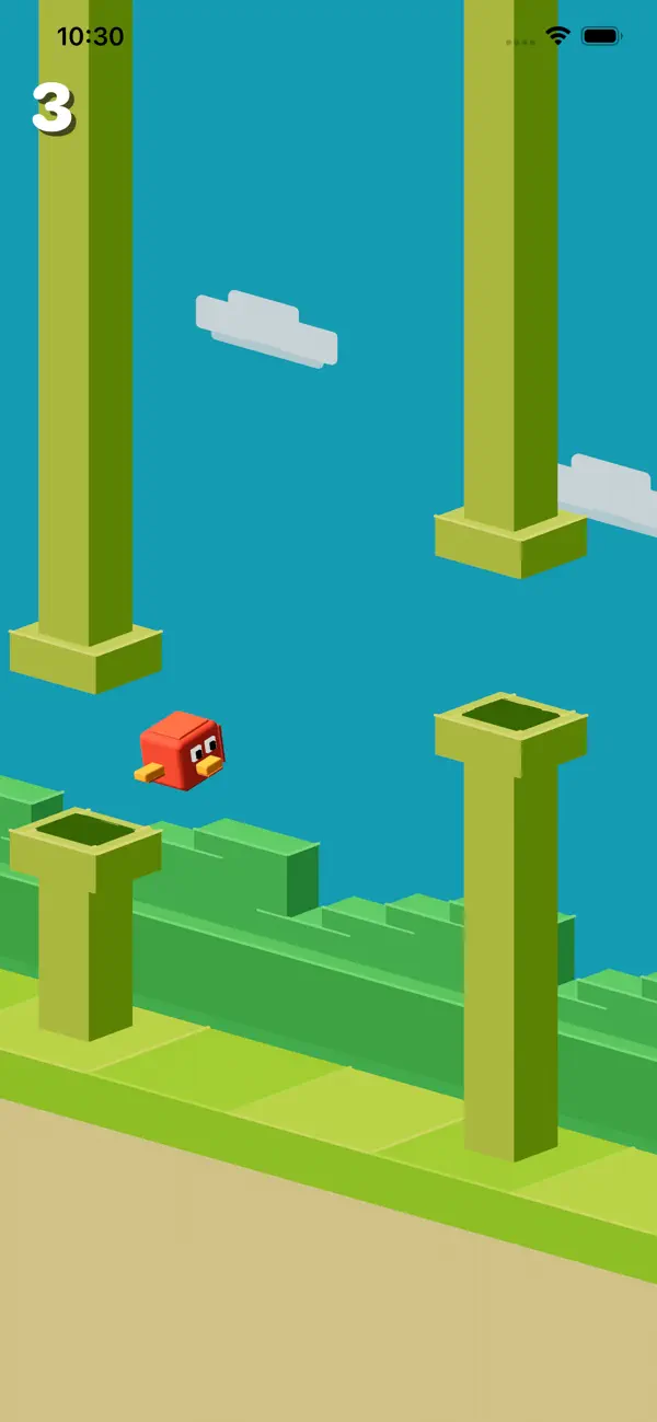 Screenshot #1 pour Balloon Bird Game Watch&Phone