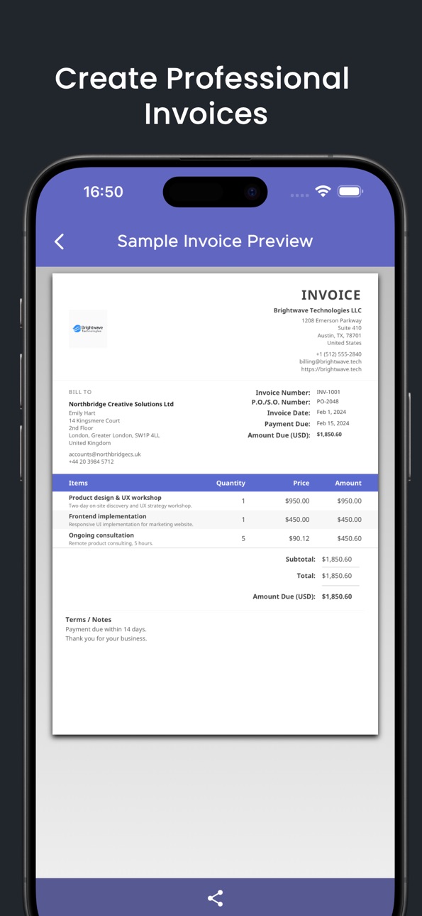 iPhone screenshot