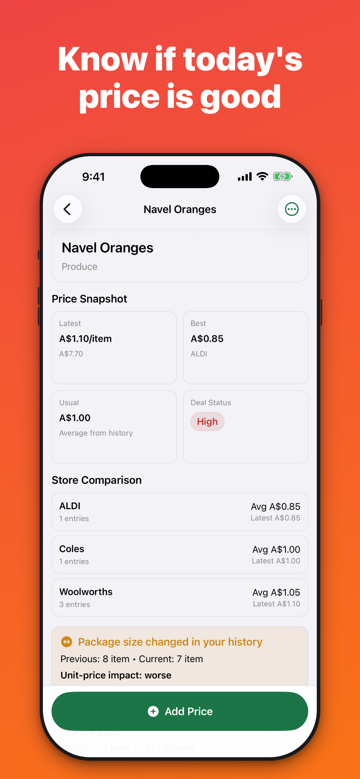 Cart Ledger