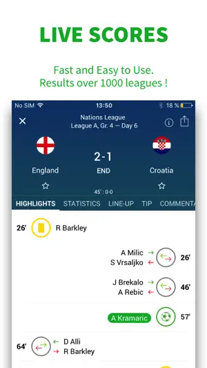 Live Soccer Scores -Skores screenshot 2