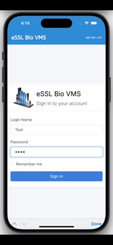 eSSL Bio VMS screenshot