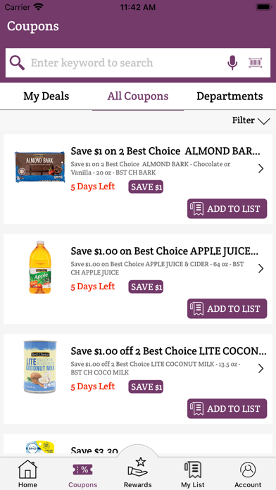 Quillin's Quality Foods Screenshot