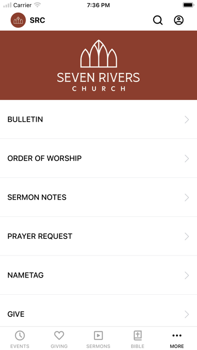 Seven Rivers Church Screenshot