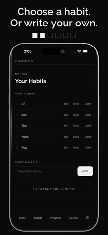 Viceless - Discipline Tracker Screenshot 2 of 6