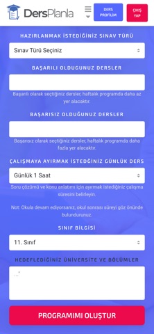 DersPlanla Screenshot 7 of 7