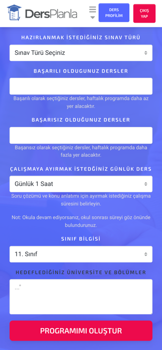 DersPlanla Screenshot 7 of 7