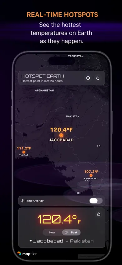 Hotspot Earth - Realtime Data screenshot 2