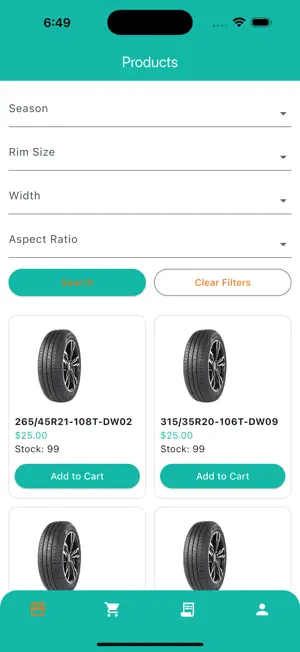 DS Tires screenshot 2