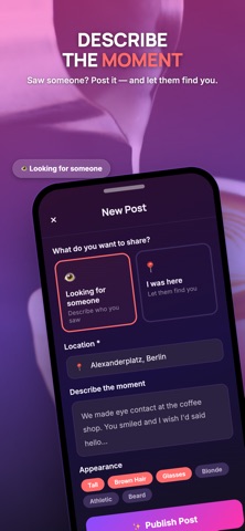 Looking4U - Missed connections Screenshot 4 of 6