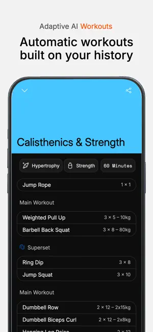 SkillTrees: Calisthenics AI screenshot 2