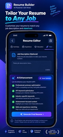 Resume Builder -  CV Engine Screenshot 2 of 3