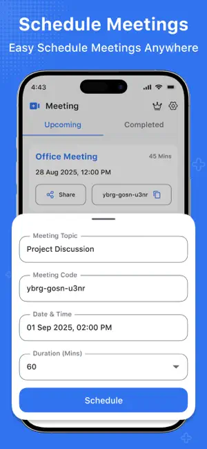 Video Meeting - Online Meeting iPhone screenshot 5