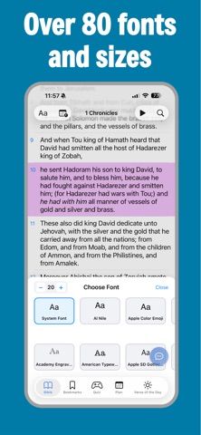 American Standard Bible AIChat iPhone screenshot