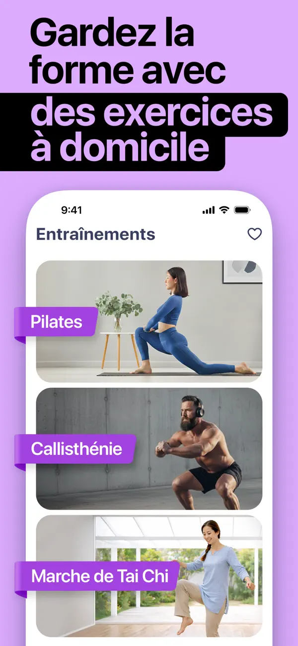 Screenshot #1 pour HitFit – Exercices à la maison