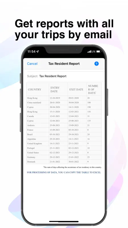 Tax Resident - Days Tracker screenshot 5 of 7