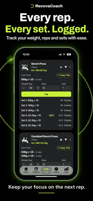 RecovaCoach -Strength training screenshot 2