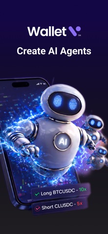 Wallet V – Create AI Agents iPhone screenshot