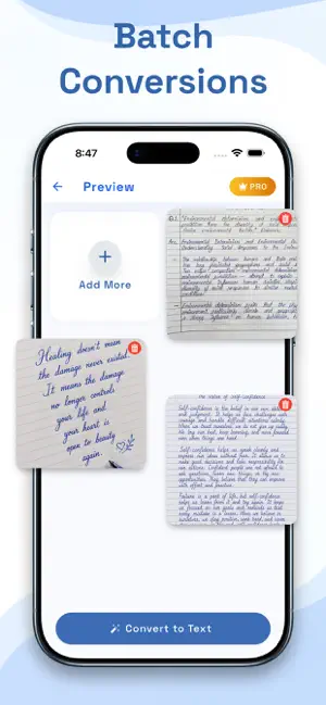 Handwriting to Text - OCR Scan screenshot 2