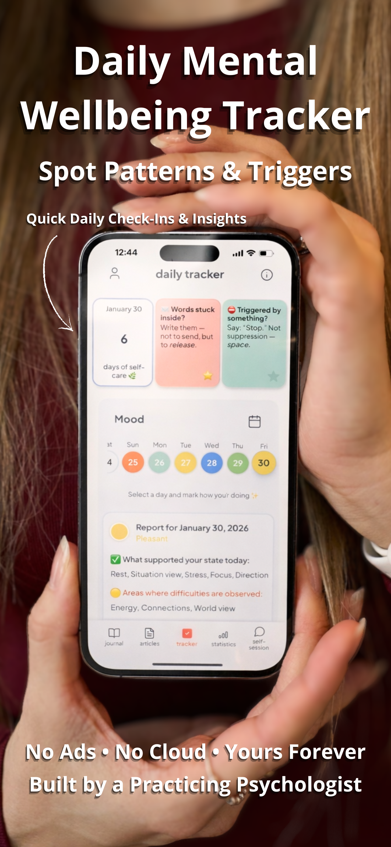 iMental: Private Mood Diary screenshot 2