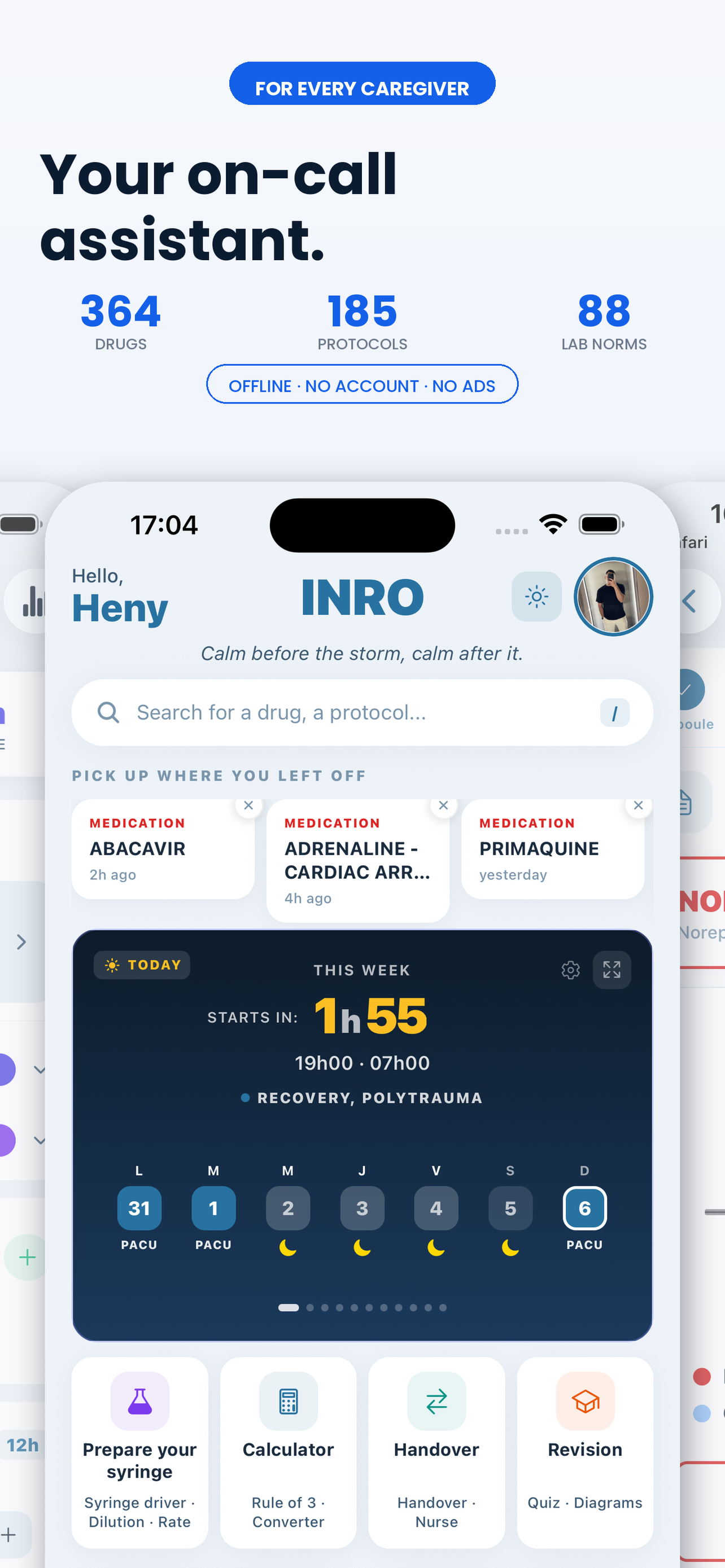 INRO Nurse: IV Dose Calculator