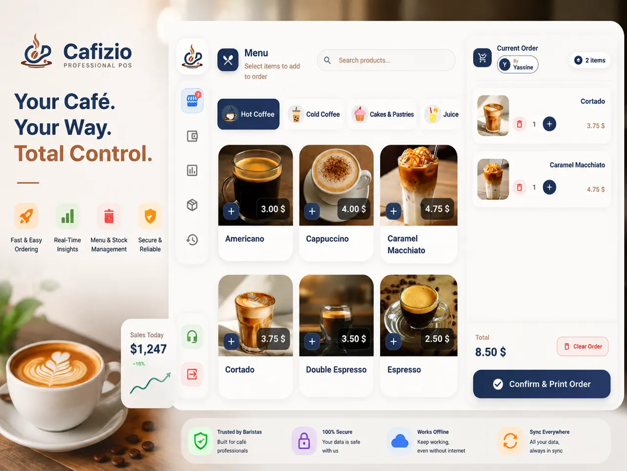 Screenshot #5 pour Cafizio POS - Cashier System