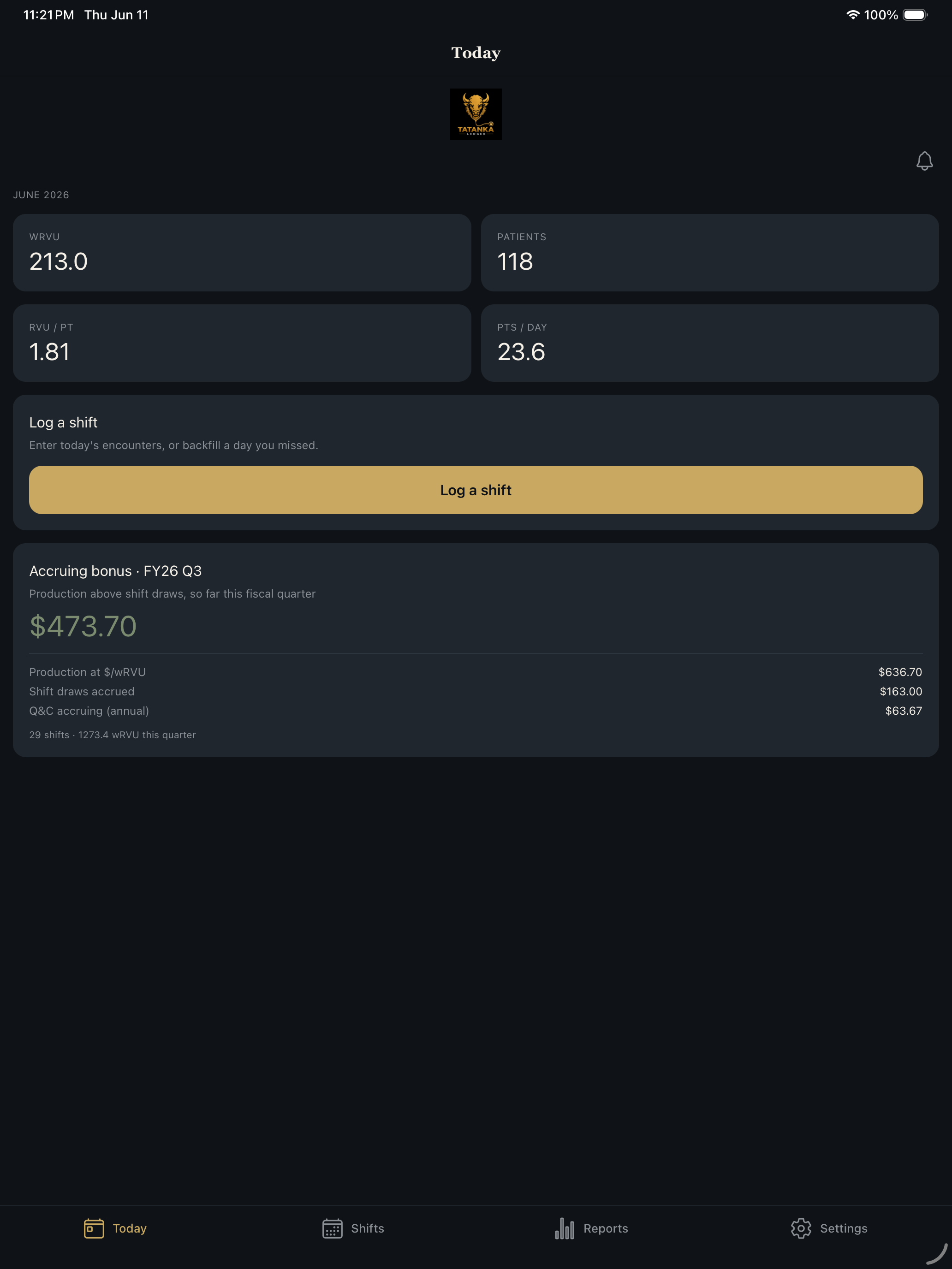Tatanka Ledger screenshot 7