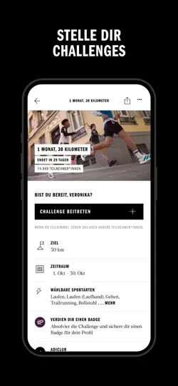 Screenshot von Adidas Running: Tracking App auf dem iPhone 4