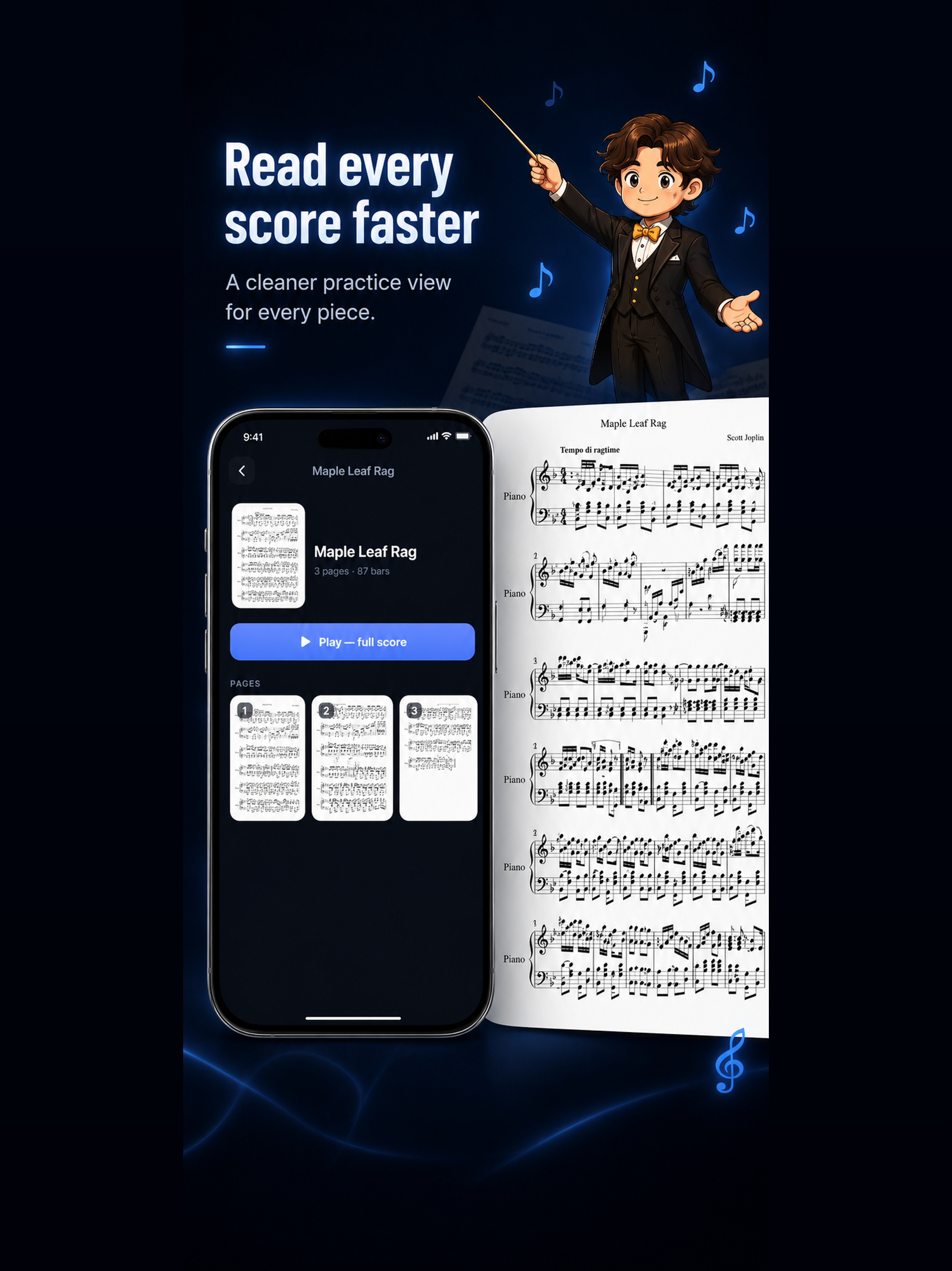 NoteFall: Piano Sheet Music