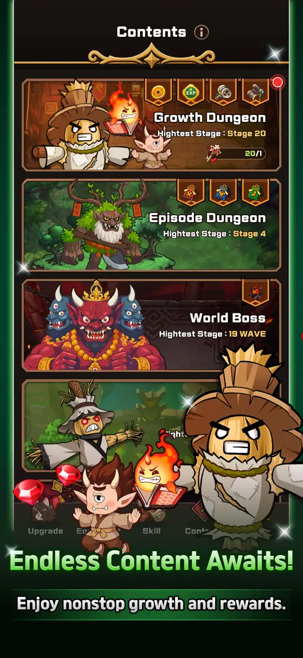 Nine-Tailed Fox Idle RPG iOS Mod IPA screenshot 4 - iOS game interface