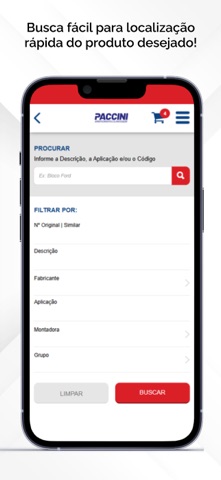 Paccini - Catálogo screenshot
