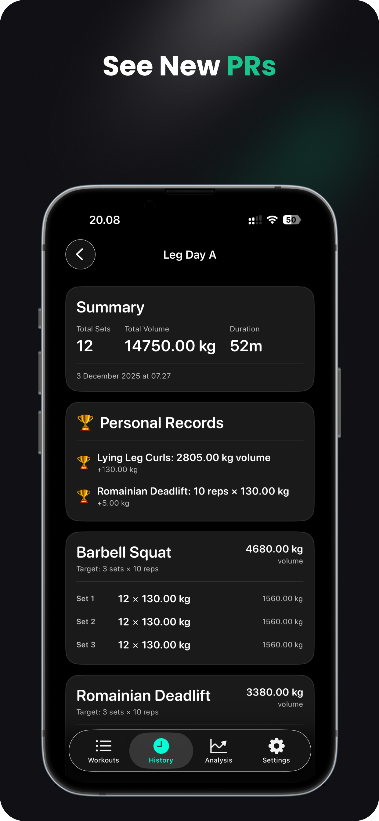 Straight Set: Workout Tracker screenshot 4
