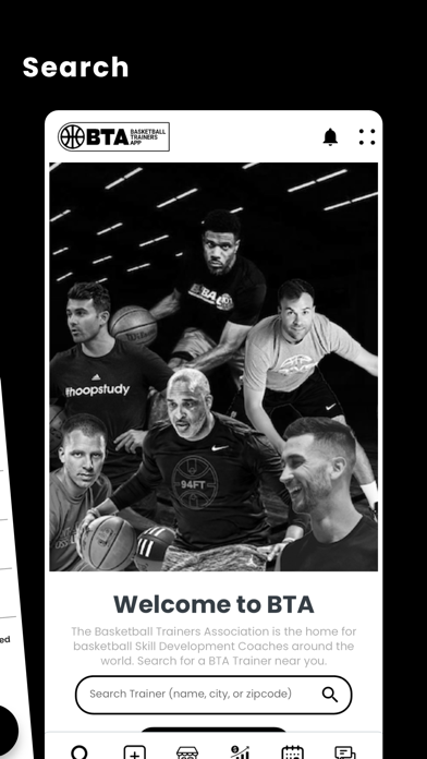 Basketball Trainers App Screenshot