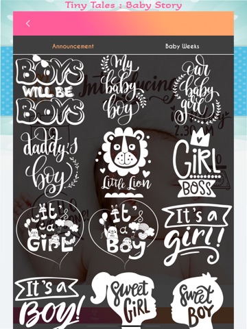 Tiny Tales : Baby Snap Stories iPad screenshot