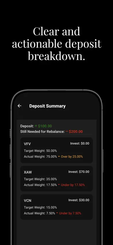 Balanceport - ETF Allocator screenshot 4
