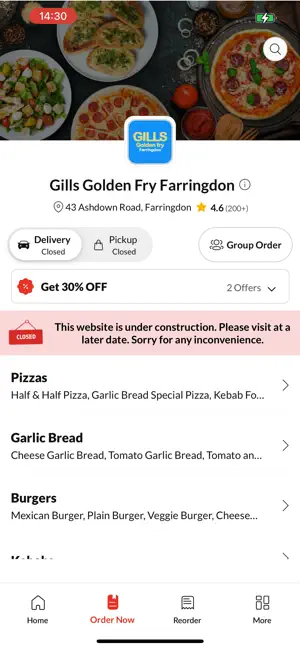 Gills Golden Fry Farringdon screenshot 2