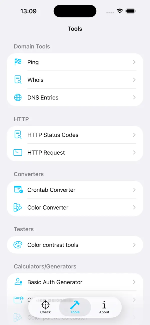 #6. iWebTools 2 (iOS) Oleh: Wesley de Groot