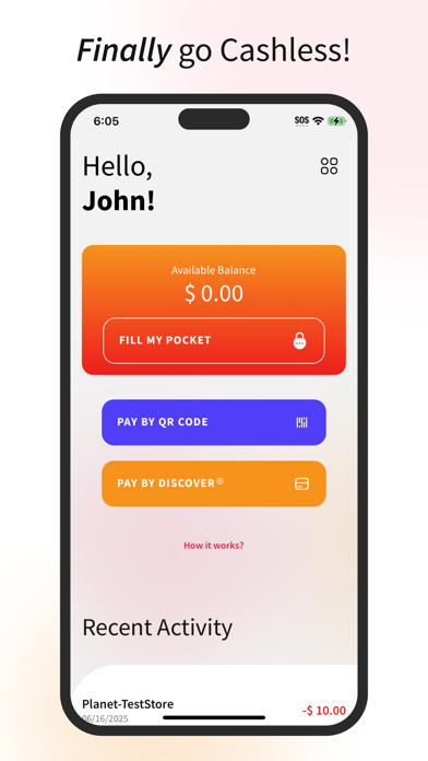 PayByPocket Screenshot