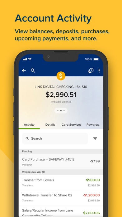 SELCO Community Credit Union Screenshot
