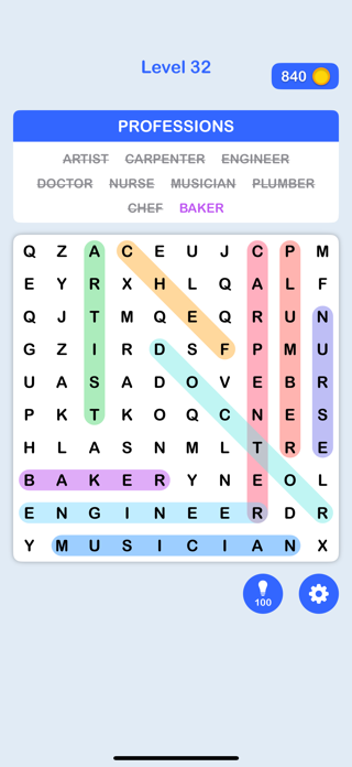 Word Search - Puzzles Screenshot 4 of 4