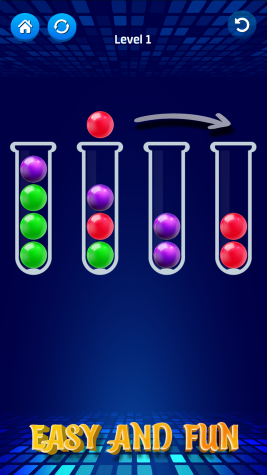 #7. Ball Puzzle: Sort Color Balls (iOS) By: Nguyen Thanh Nam