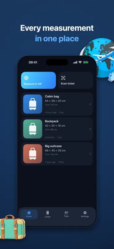 Luggify: Luggage Size Checker screenshot 2 of 5