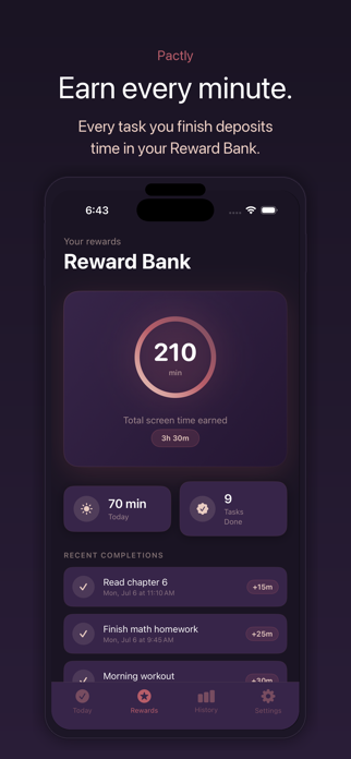 Pactly: Earn Screen Time Screenshot 1 of 4