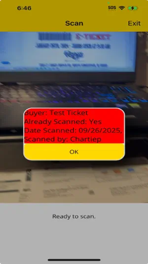 OML eTicket Scanner screenshot 4
