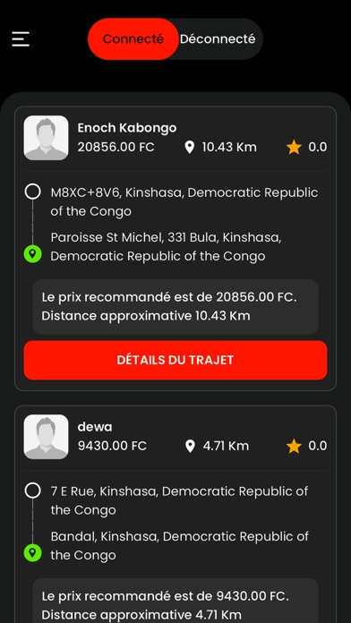 Taxi Na Biso Driver Screenshot