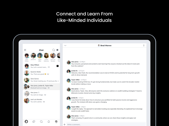 Chess Not Checkers University iPad screenshot 3 - Social Networking app
