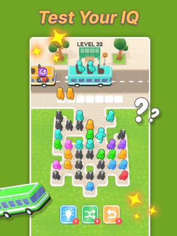 Color Bus Jam Puzzle iPad screenshot