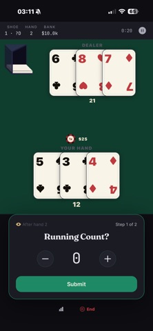 Count Dojo - BJ Card Counting screenshot